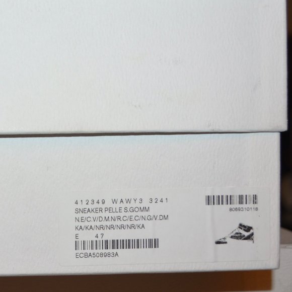 NWT BALENCIAGA MENS NEOPRENE STRAP HITOP SUEDE LEATHER SNEAKERS US 14 EU 47 - Picture 11 of 11